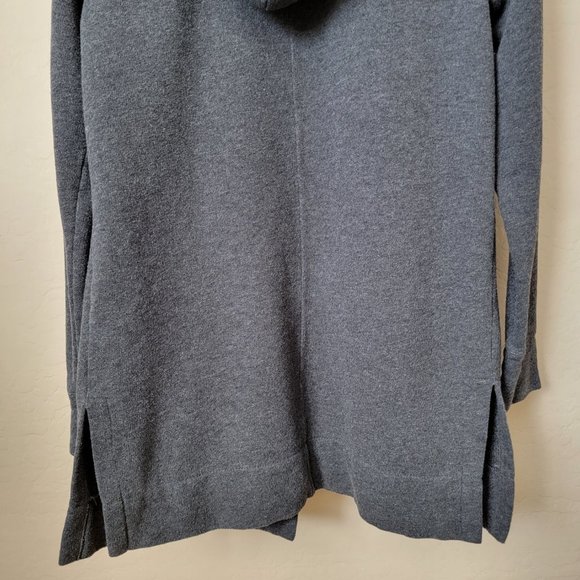Ann Taylor Loft Gray Hooded Cardigan Knit Jacket - Picture 8 of 11